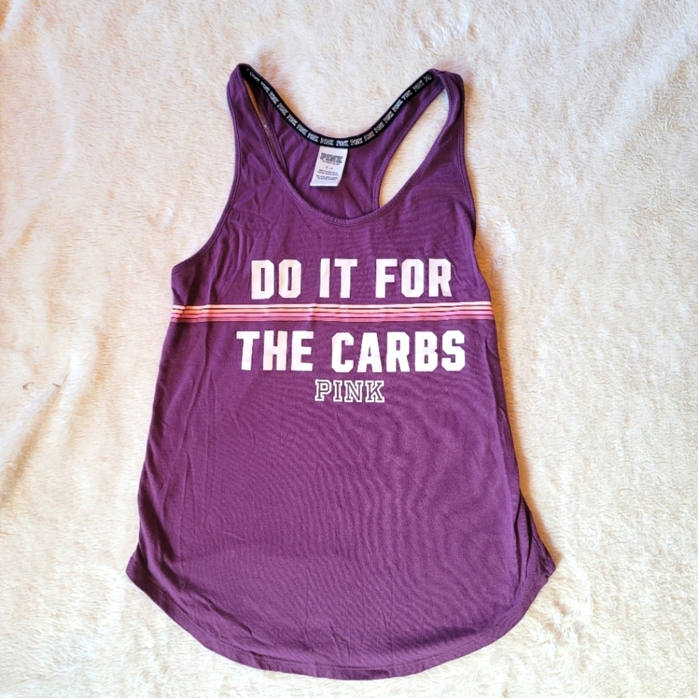 Pink workout razorback‎ top